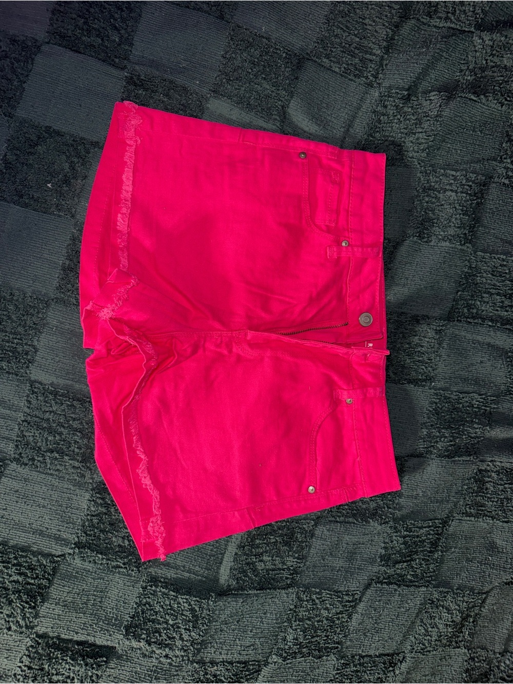 No Boundaries Hot Pink Denim stretch Shorts